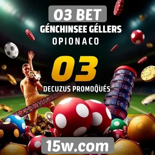 Promoções e bônus disponíveis no 03 BET
